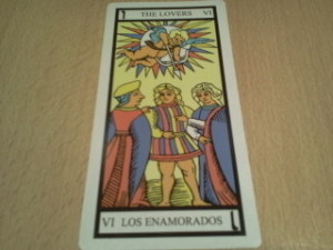 el arcano de los enamorados en el tarot