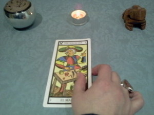 significado de El Mago en una lectura de tarot
