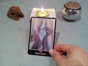significado de Darse Cuenta en una lectura de tarot Osho