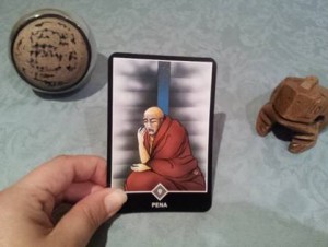 Significado de La Pena en una lectura de tarot Osho